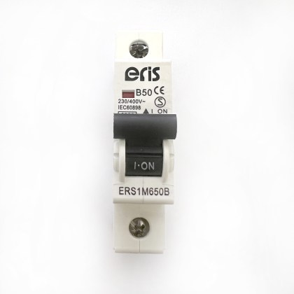 Eris ERS1M650B B50 50A 50 Amp MCB Circuit Breaker Type B